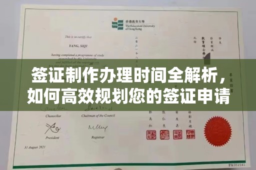 涞源签证制作办理时间全解析，如何高效规划您的签证申请流程