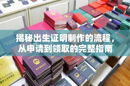 涞源揭秘出生证明制作的流程，从申请到领取的完整指南