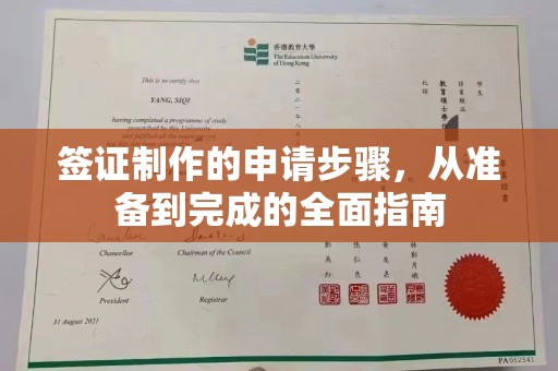 涞源签证制作的申请步骤，从准备到完成的全面指南