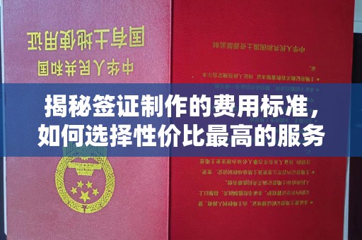 涞源揭秘签证制作的费用标准，如何选择性价比最高的服务？